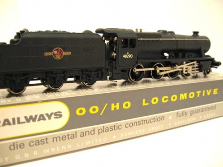 Wrenn W2224A 2-8-0 8F Freight Locomotive - BR Black-RARE- 48290
