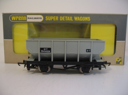 Wrenn W4644 Hopper Wagon - Grey - P4 Long Box Version