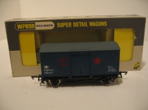 W5087 "Red Star" Parcels Van - Blue - Long Box