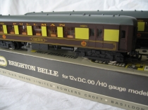 W3006/7  2 Car Brighton Belle Set-Brown Tables