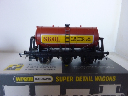 Wrenn W5066 "Skol Lager" Beer Tanker - 6 Wheeled - RARE