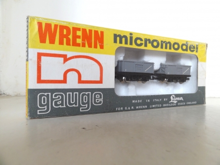 Wrenn "N" Gauge No 405 Mineral Wagons (x2) - Grey
