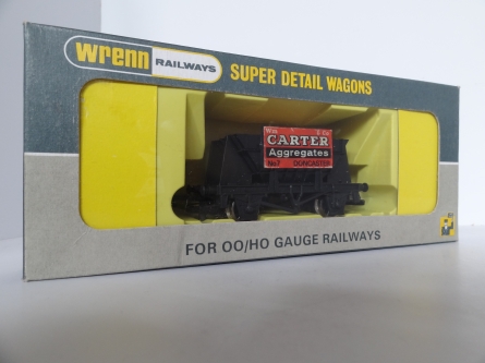 Wrenn W5025 Ore Wagon "Carter Aggregates" - Black - P3 L/B Version - RARE