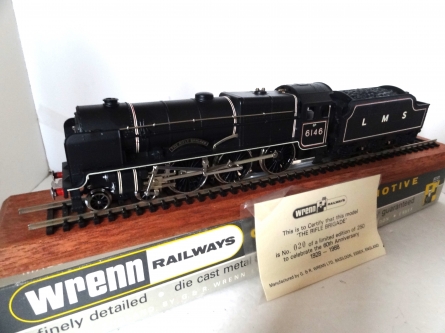 Wrenn W2403 "Rifle Brigade" Scot Class - LMS Black - Limited Edition - Rare 