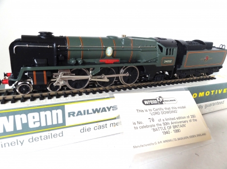 Wrenn W.2415 "Lord Dowding" Locomotive-BR Green-Ltd Edition --1990 Issue - Rare