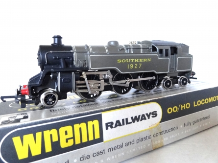 Wrenn W2245 2-6-4 Southern Region Tank Locomotive-SR Olive Green - Late P3 Issue
