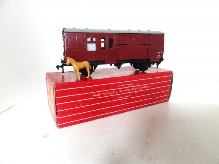 Hornby Dublo 4315 Horsebox with Horse - E96435 - BR Maroon