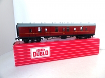 Hornby Dublo 4075 Passenger Brake Van - BR Red - 2/3 Rail