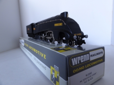 Wrenn W.2282 Sparrow Hawk A4 Locomotive - NE Black - V/RARE