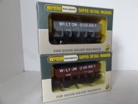 Original Wrenn W5078 Wilton Quarry Hopper Wagons - PROTOTYPES NEVER ISSUED