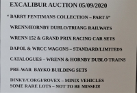 EXCALIBUR AUCTION 5/09/2020 - 9.00hrs Start - Unit 16, Abbots Buisness Park and on the saleroom.com 